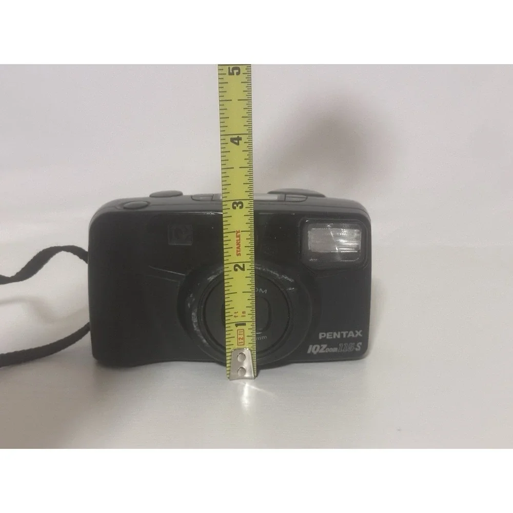 Pentax IQZoom 115-S 35mm Point & Shoot Film Camera AF Zoom Untested